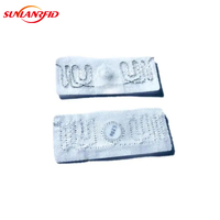 Etiquetas RFID Flexibles, Lavables e Impermeables, Mini Etiquetas UHF para Lavandería, Chip Ucode9, Distancia de Lectura de 5.5m, para Ropa de Cama y Textiles, NFC