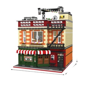 89106 Experto creativo MOC Street View American TV Central Perk Friended Casa modular Bloques de construcción Downtown Puzzle - Product Image 1