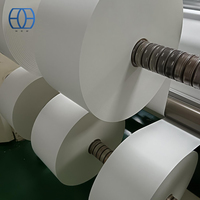 Premium Beschichtetes Papier Selbstklebendes Etikettenmaterial Rolle Halbglänzendes Aufkleberpapier Jumbo-Rolle für Produktverpackungsetiketten