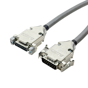 อะแดปเตอร์ AMP D-Sub DB15 สายเคเบิลตัวผู้เป็นตัวเมีย ขั้วต่อโลหะอุตสาหกรรม - Product Image 1