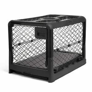 Caja de viaje portátil plegable para perros, perrera para perros medianos y cachorros