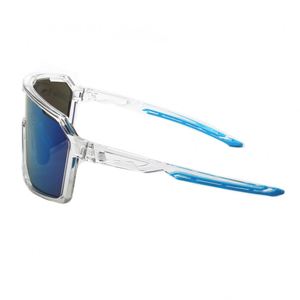 Lunettes de soleil personnalisées pour la course à pied et le cyclisme, grande monture, vélo de route, hommes, sport de plein air, UV400, miroir - Product Image 3