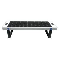 Siège de stade Direct d'usine mobilier urbain d'extérieur chaise solaire intelligente avec dossier banc multifonction