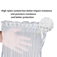 Sac gonflable de protection pour emballage de chapeaux, en matériau EPE, dégradable, à colonnes d'air, L Sharp