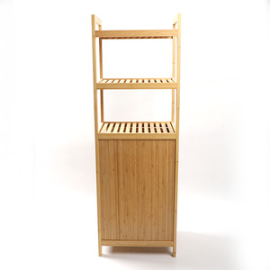 Floor-standing multi-layer bamboo storage <b>rack</b>, cabinet, multi-functional <b>kitchen</b> cabinet, pot <b>rack</b>, dish cabinet, narrow - Product Image 1