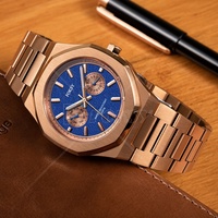 Jam Tangan Pria Quartz High End dengan Casing Belakang dari Baja Tahan Karat 316L Premium, Gerakan Jepang, Model Kasual Slim, Harga Grosir Murah Terbaik