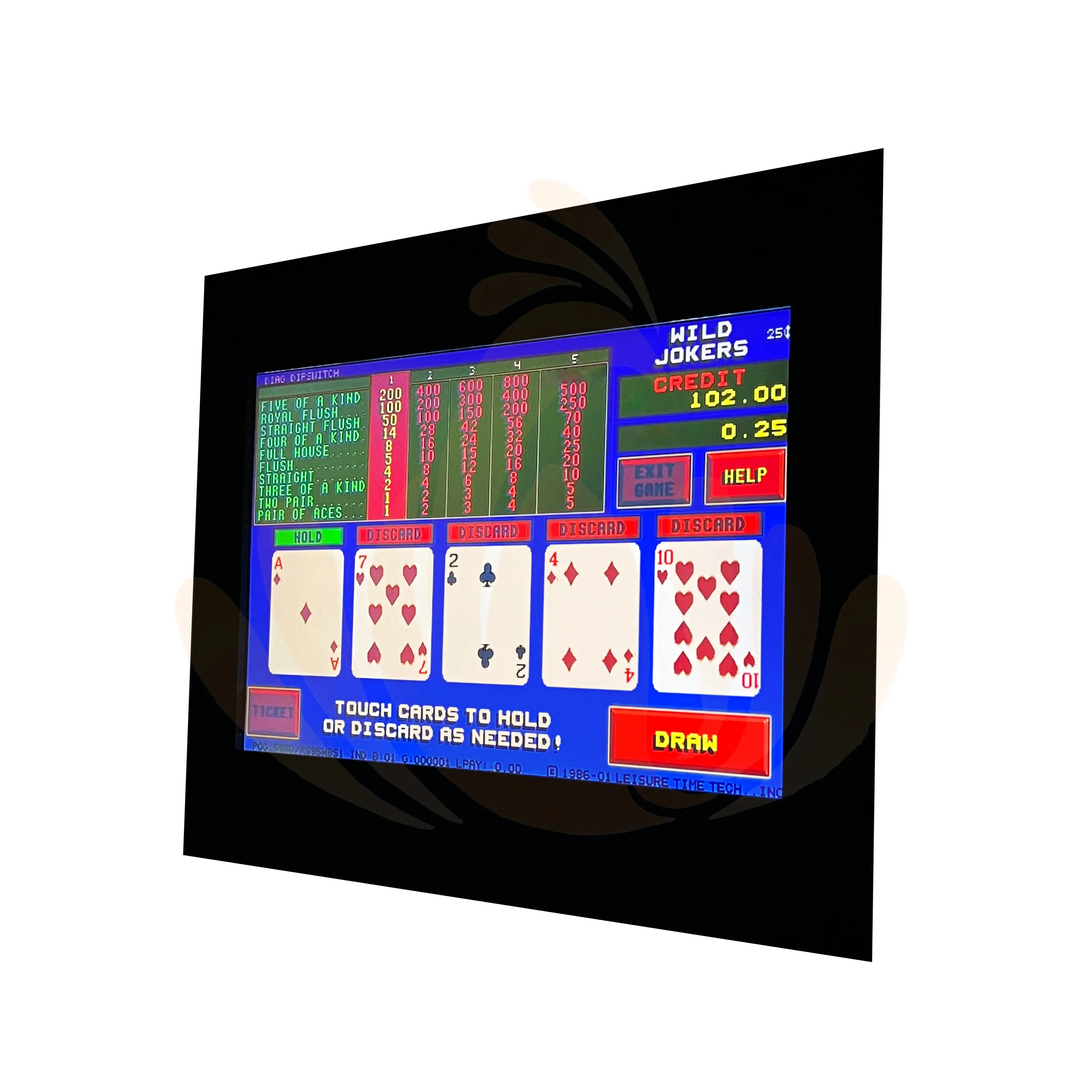 22 pollici IR touch screen pot o gold 595 board