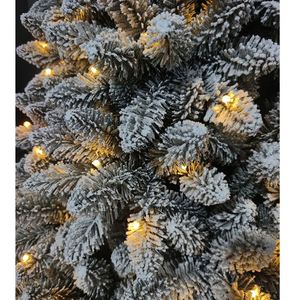 <b>6Ft</b> 7ft 8ft Full PVC Flocked <b>Christmas</b> <b>Trees</b> Hinged Thick Pointed PVC Indoor <b>Christmas</b> Home Decoration <b>Trees</b> - Product Image 4