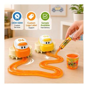 Set de Recreación Interior: Gel Transparente para Crear Pistas de Slime, Coche de Pista de Slime, Desarrollo Cognitivo Infantil, Recorrido Automático por Rutas - Product Image 4