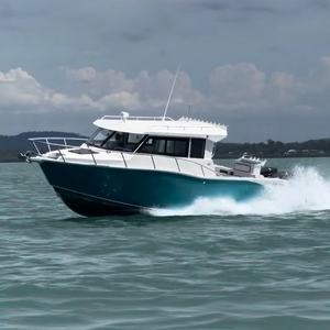 Barco <span class=keywords><strong>de</strong></span> pesca <span class=keywords><strong>de</strong></span> 9,6 <span class=keywords><strong>metros</strong></span>, pesca <span class=keywords><strong>de</strong></span> aluminio <span class=keywords><strong>con</strong></span> cabina cerrada, yate <span class=keywords><strong>de</strong></span> remos, barco fuerte y duradero <span class=keywords><strong>con</strong></span> baño a la venta - Product Image 2