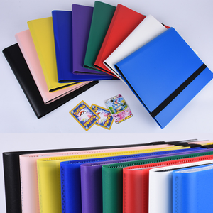 Reliure pour cartes PP à 9 pochettes en gros, 360 cartes à collectionner, chargement latéral avec bande élastique, album photo, reliure pour cartes à collectionner Yugioh - Product Image 6