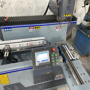 Nouvelle porte fenêtre charnière trou forage fraiseuse <span class=keywords><strong>PVC</strong></span> UPVC alliage d'aluminium 3KW machine à fileter - Product Image 6