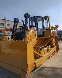 รถดันดิน CAT D6R แบบตีนตะขาบ อุปกรณ์ก่อสร้าง รุ่นปี 2020 เครื่องยนต์ 70 แรงม้า ปั๊มไฮดรอลิก MOOG สีเหลือง - Product Image 4