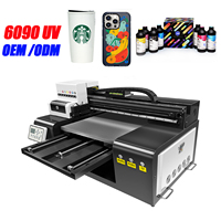 Mesin Printer Stiker Transfer DTF Tipe Plat Roll-to-Roll Dua Fungsi UV Otomatis HUAYIN Baru XP600 DX7 HP