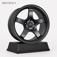 Jantes en alliage SOTEXA Deep Dish 15 16 17 pouces 4x100 35mm ET et 40mm Offset Te37 en alliage d'aluminium pour application sur le marché secondaire