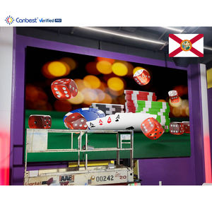 Canbest Fiw P1.86 1,86 Mm 5120X2880Mm 16.79X9.44Ft Pantalla de visualización de pared de video LED montada en pared interior para casino en EE. UU. - Product Image 1