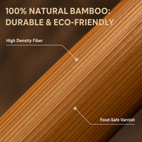 Cuillère à thé en bambou durable, artisanale et de qualité supérieure, Chashaku, cuillère à matcha pour la cérémonie du thé zen, qualité professionnelle, logo personnalisé
