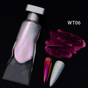 FEISHI Miroir Magique Poudre Liquide Aurora Poudre <span class=keywords><strong>Effet</strong></span> Miroir Chrome Art <span class=keywords><strong>Sirène</strong></span> Arc-En-Ciel Art Pigment Chrome - Product Image 6