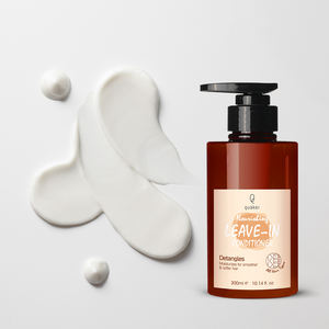 Qquaker Private Label Après-shampoing sans rinçage Ph 6 Kératine Collagène Hydratant organique sans rinçage pour cheveux bouclés - Product Image 5