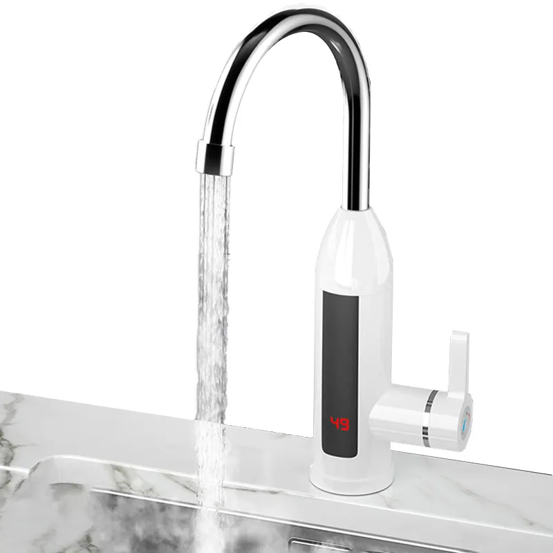 Offre Spéciale nouvelle mise à niveau cuisine trois secondes robinet d'eau chaude instantané salle de bain bassin chaud et froid double usage électrique robinet chaud