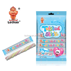 Giấy chứng nhận HALAL 30g 20g <span class=keywords><strong>10g</strong></span> 8.5g Xoắn <span class=keywords><strong>Marshmallow</strong></span> mallows kẹo xoắn dài <span class=keywords><strong>Marshmallow</strong></span> - Product Image 4