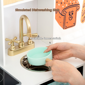 لعبة صغيرة وردية لمدة عامين للأطفال MDF خشبية مع صندوق للتعبئة للأولاد والبنات - Product Image 3