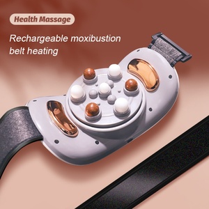 Shiatsu Abdominal Massage <b>Roller</b> Belt Vibrating <b>Back</b> Kneading Shoulder and Neck Massager for Car Seat Use - Product Image 2