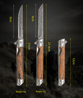 Hot Selling Multifunktion ales kleines Outdoor-Camping messer Taktisches Falt taschen messer mit Holzgriff für den Heimgebrauch