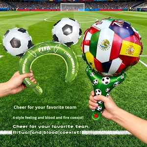 Globo de Aluminio de 18 Pulgadas para la Copa de Fútbol México, Estados Unidos y Canadá 2026 - Product Image 2