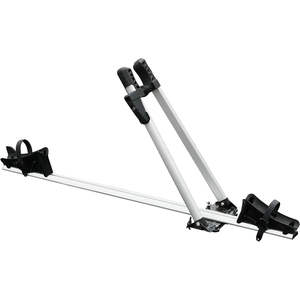 Atlirack à vélo de <span class=keywords><strong>toit</strong></span> en aluminium de nouvelle conception pour voitures Capacité de charge de 15kg Montage rapide Serrure à 2 clés pour barres de <span class=keywords><strong>toit</strong></span> de 56mm - Product Image 4