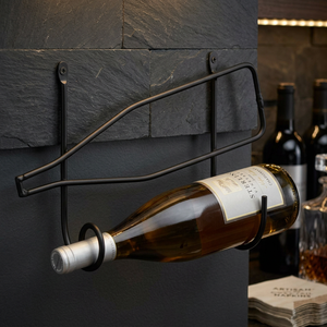 Modern Minimalist <b>Metal</b> Wine <b>Rack</b> Wall Mount Holder for Home Furniture Iron Bottle Storage Under 10 Bottles - Product Image 3