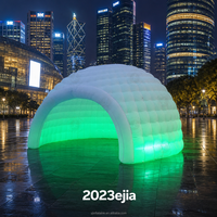 Tente de fête gonflable en tissu Oxford imperméable avec éclairage LED personnalisé, idéale pour les festivals - Vente flash