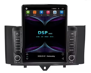 Lecteur DVD de voiture style Tesla 4+64G, vidéo de voiture pour Benz Smart Fortwo 2011-2015, WIFI, autoradio FM RDS, Carplay, BT, stéréo 4G LTE - Product Image 5