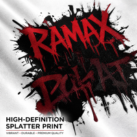 Ensemble streetwear en coton lourd RAMAX, t-shirt graphique et short, style Y2K grunge, pour hommes, vente en gros personnalisée, fournisseur vérifié