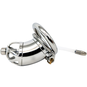 FRRK-20BชายChastityล็อคChastityเครื่องป้องกันสามีDerailment Abstain FromถอดโลหะสแตนเลสJJล็อค - Product Image 1