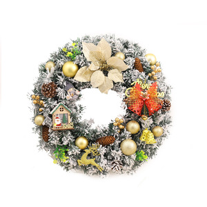 Nouvelle Guirlande Décorative Murale d'Intérieur 2026, Faite à la Main, Écologique, Moderne, en Plastique, pour Halloween et Noël, avec Ruban Doré - Product Image 3
