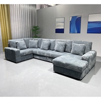 Ensemble de canapé modulaire convertible en velours pour salon avec rangement, canapé-lit rembourré en éponge, design luxueux