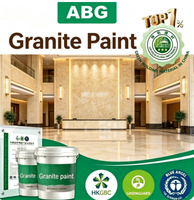 Peinture de couleur pierre durable effet granit avec finition imitation pierre granit, peinture granitique pour façade extérieure de bâtiment