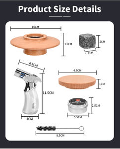 ชุดรมควันไม้ WEIBU 2023 รุ่นใหม่ สำหรับค็<span class=keywords><strong>อก</strong></span><span class=keywords><strong>เท</strong></span><span class=keywords><strong>ล</strong></span> วิสกี้ พร้อมอุปกรณ์บาร์และเครื่องมือในครัวเรือน ใช้ไฟฉาย ไม่ใช้แก๊ส<span class=keywords><strong>บิ</strong></span>วเทน - Product Image 6