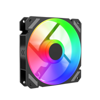 Ventilateur de boîtier d'ordinateur PC LED RGB ARGB 120 mm DC 12V avec logo personnalisé F-H12, contrôle de vitesse PWM, refroidisseur d'eau fixe, refroidissement du processeur