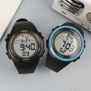 Diray 358G orologio digitale sportivo per giovani indossabile per il nuoto orologio digitale a lunga durata della batteria luminosa