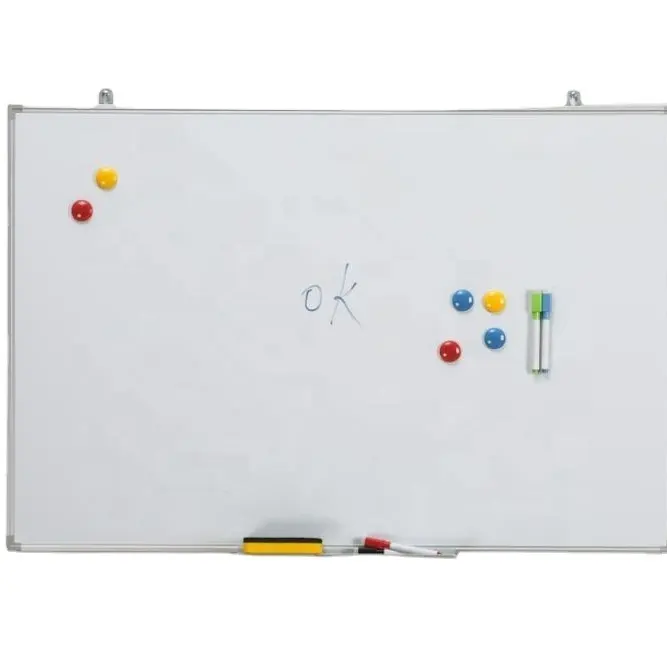 Thick magnetic enamel whiteboard dry erase board