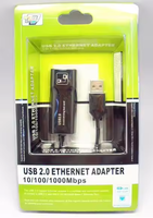 Adaptador de Red USB2.0 10/100Mbps, USB a RJ45 LAN Ethernet, Tarjeta de Red para PC con Windows, Portátil, Externo, en Stock