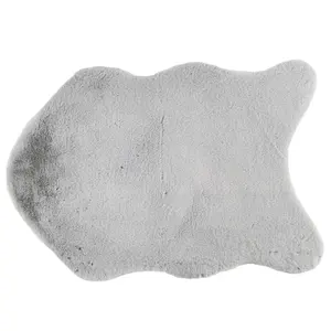 Premium Ultra suave Faux Rabbit Fur Fuzzy Shag Area Rug Fluffy Furry Mesita de noche Alfombra Mat para dormitorio Piso Sofá Sala de estar