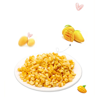 Hot Selling Gevriesdroogd Fruit Fd Mango Plakjes Blokjes Natuurlijke Water Olie Poeder Vorm Met En Ananas Perzik