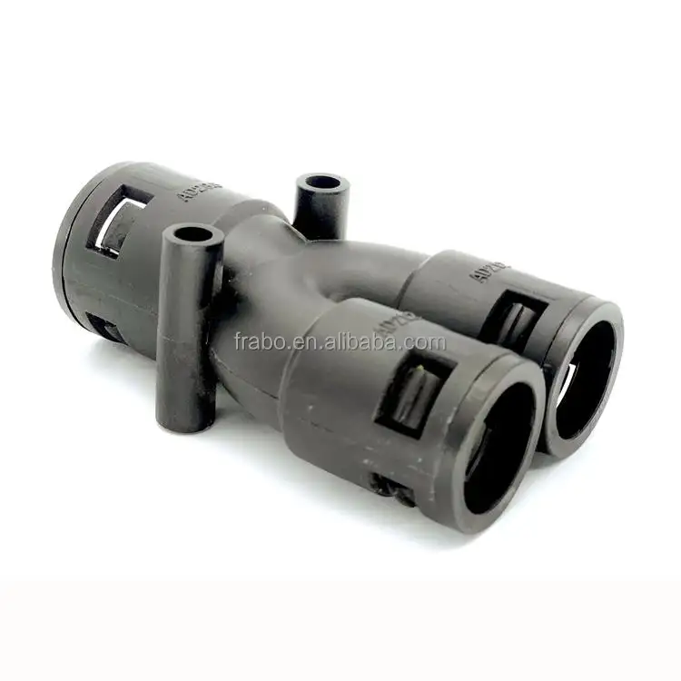 Full Size Nylon Connector Adaptor Polyamide 3-Way Fitting Y-Shaped Conduit Gland For Electrical Cable Wiring Conduit
