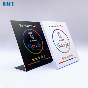 Acrylic bảng đứng NFC nhà hàng menu chủ Bar NFC menu cho thanh toán và đặt hàng thực phẩm trên nhà hàng - Product Image 5
