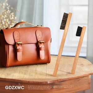 Wooden <strong>Hand</strong> <strong>Brush</strong> Horse Hair/Goat Hair Bristles Soft Suede Cleaner <strong>Brush</strong> Gem Ring Jewelry Cleaning <strong>Brush</strong> - Product Image 1