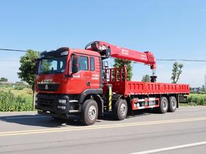 LKW-Montierter Kran 21,6m Hubhöhe 31 Tonnen Maximallast 16000KG Hohes Lastmoment Weißer Holzkasten Weichai-Motor Getriebe-Kern - Product Image 4