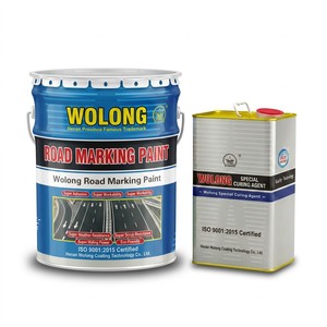 <span class=keywords><strong>Peinture</strong></span> de marquage routier Wolong à séchage rapide, résistante à l'usure, brillante, pour revêtement de lignes de circulation pour parking, stade, sol d'usine - Product Image 4